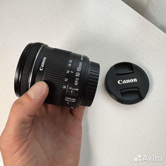 Canon EF S 10 18 mm f 4.5 5.6 is stm