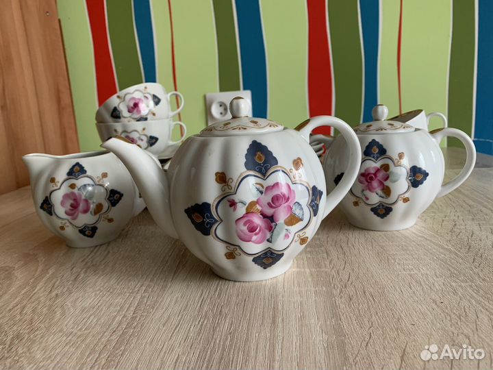 Чайный сервиз лфз Роза в ромбе