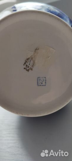 Кувшин с крышкой 1,5 л Гжель