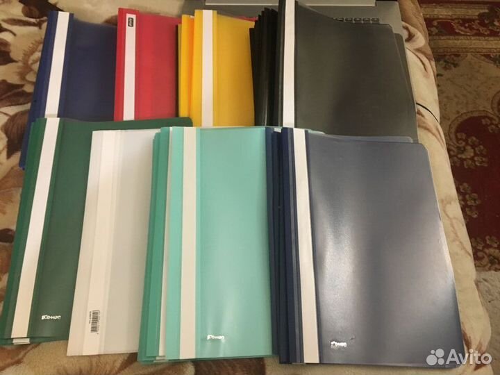 Папка скоросшиватель А4 бу, Папка с файлами на 10