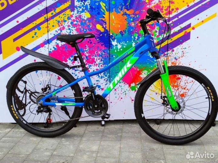 Велосипед с алюминиевой рамой