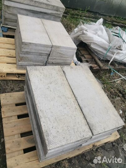 Плита мощения, тактильная, облицовочная светлая