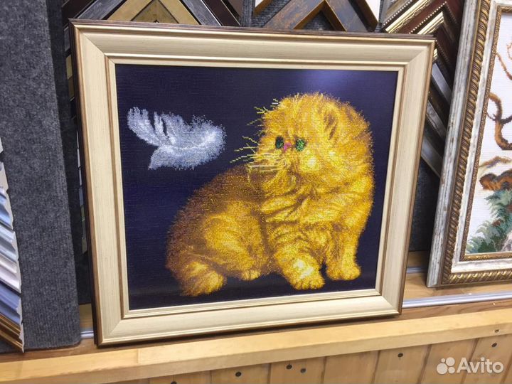 Багетная мастерская. Оформление вышивок