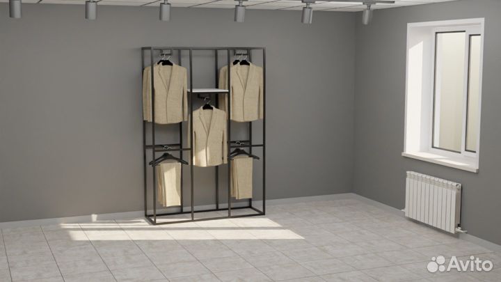 Стойка напольная для магазина