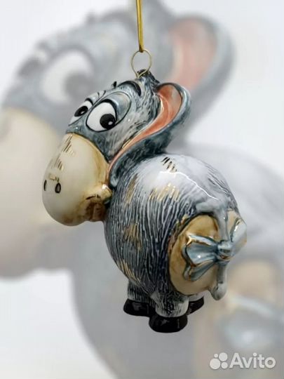 Ёлочная игрушка ослик