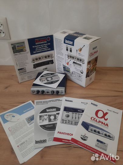 Внешняя звуковая карта lexicon alpha