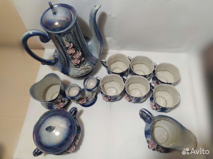 Сервиз кофейный. Лепнина