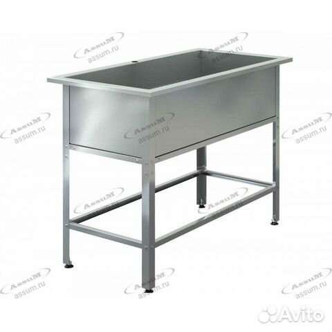 Ванна котломоечная 1350Х700Х850 нерж сварная