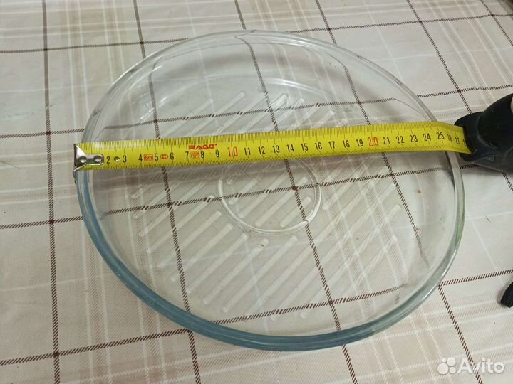 Стеклянная тарелка для печки