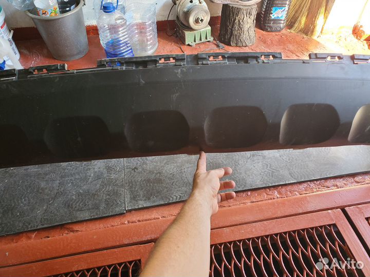 Юбка бампера задняя Kia Sportage 4 Рестайлинг QL