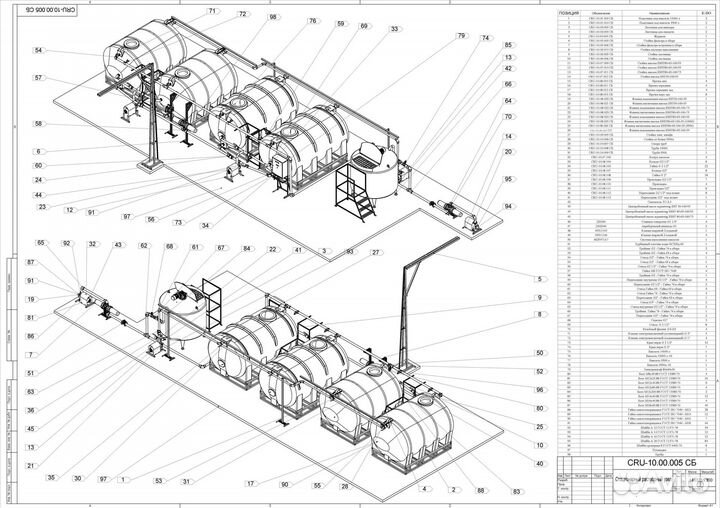 Растворный узел для удобрений