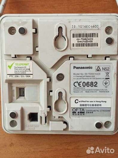 Panasonic KX-TDA 0142CE Базовая станция 4 канала