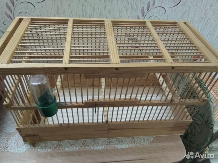 Клетка деревянная для птиц