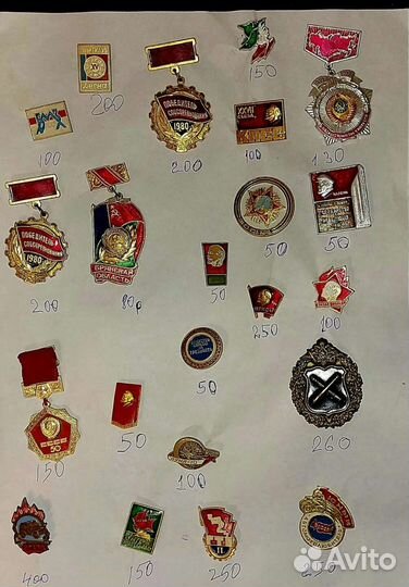 Значки СССР