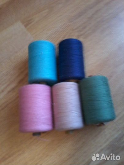 Нитки х.б разных цветов