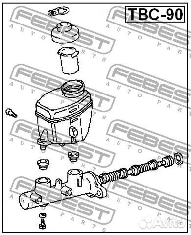 Цилиндр тормозной главный