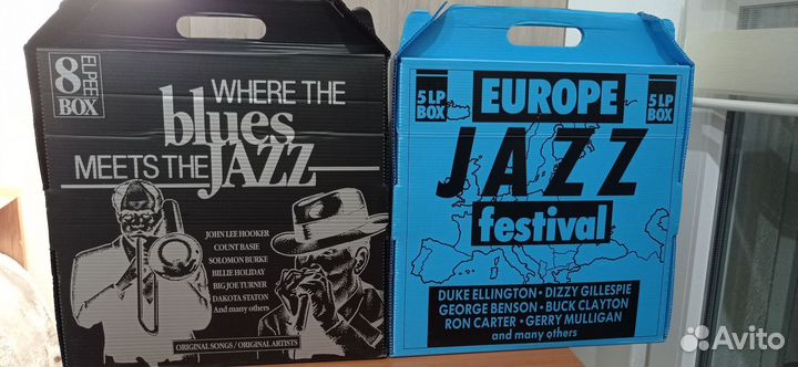 Виниловые джаз диски Europe jazz festival