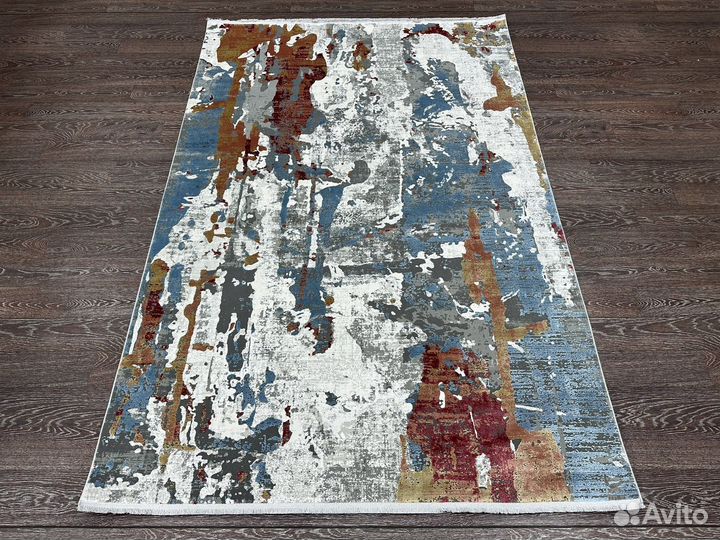 Ковер новый 1.6х2.3 вискозный, прямоугольный