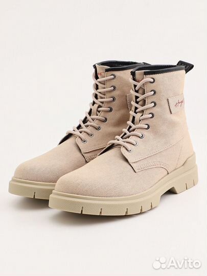Ботинки демисезонные бежевые песочные