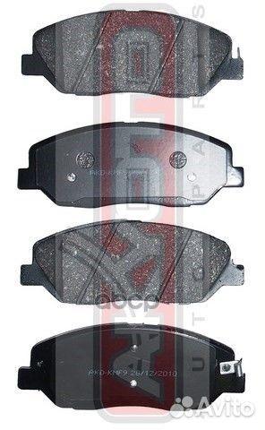 Колодки тормозные дисковые передние AKD-KMF9 AK