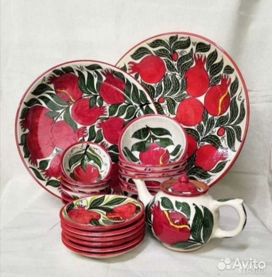 Узбекская посуда Риштан