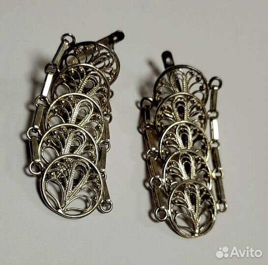 Серьги Серебро 925 пробы
