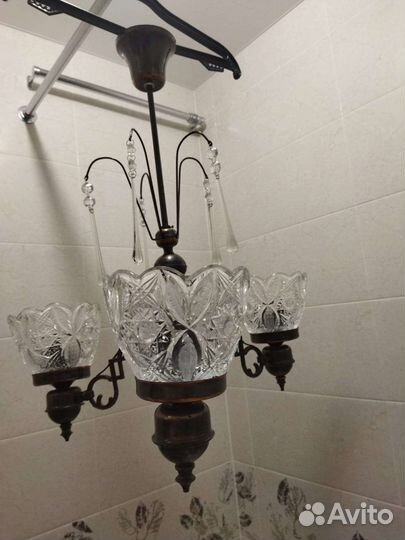 Люстра потолочная бу