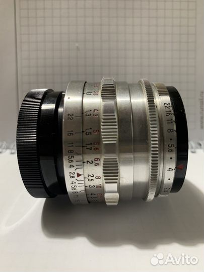 Объектив carl zeiss jena Tessar 2,8/50