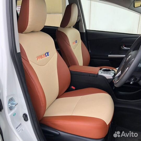 Авточехлы из экокожи Toyota Prius A