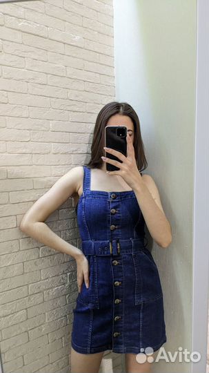 Джинсовый сарафан