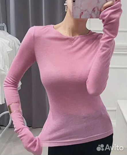 Лонгслив прозрачный размер 44-46