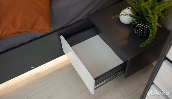 Тумба прикроватная Мишель 1 ящик (2 шт.)