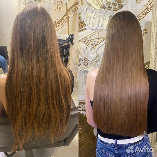 Кератиновое выпрямление