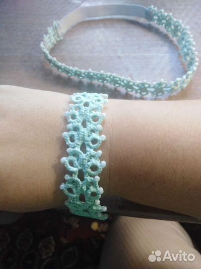 Ободок и браслет