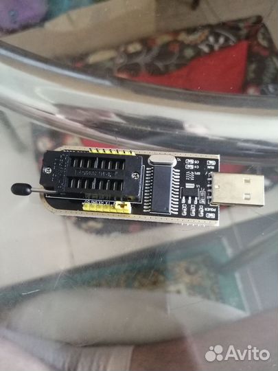 Программатор CH341A/B + Прищепка