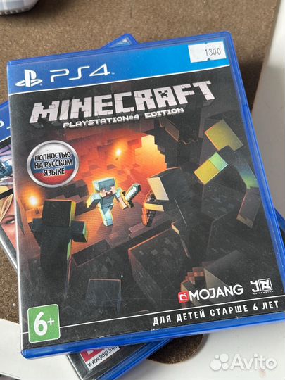 Диск minecraft для приставки ps4