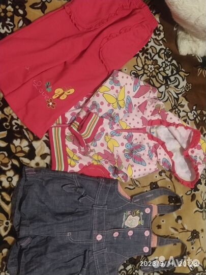 Детские вещи пакетом для девочки 80-86