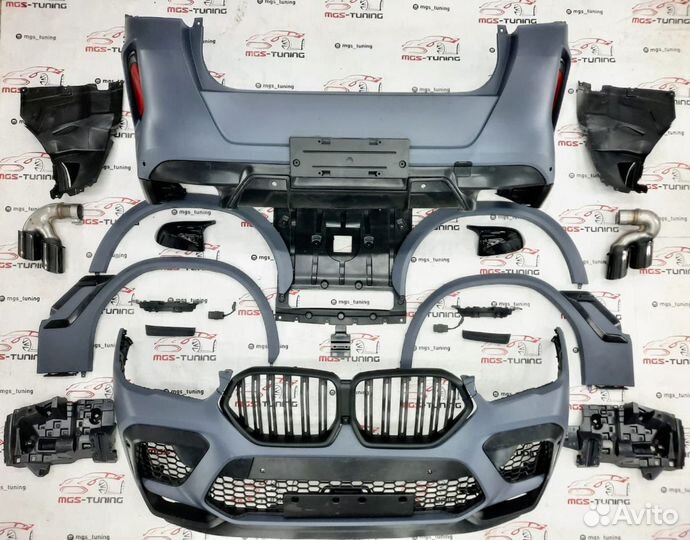 Обвес BMW X6 G06 стиль Х6 М F96 + крышки и решетка