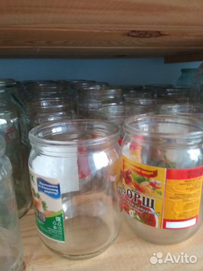 Банки стеклянные 0,5л, 0,7л