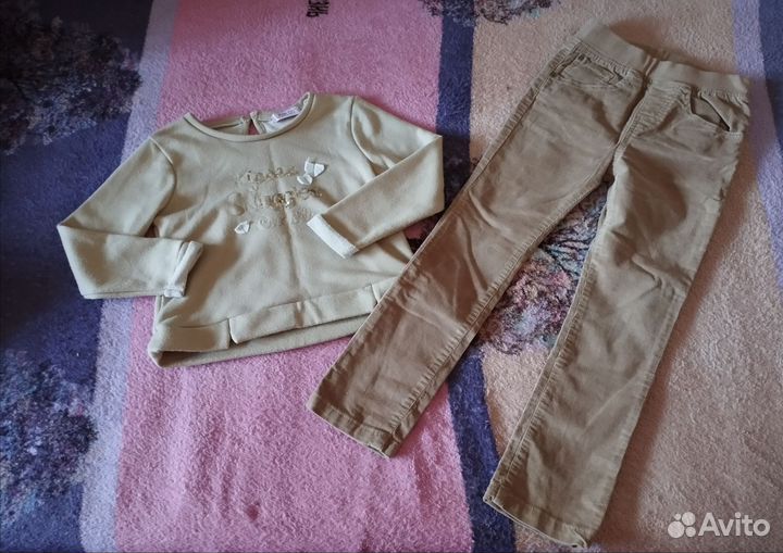 Вещи пакетом на девочку 110-116-122