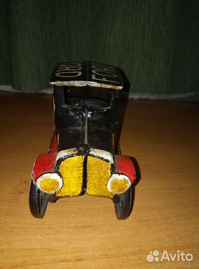 Старинная машинка, Форд, чугун литье