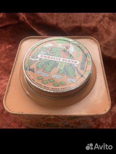 Банка из под чая. Индийский чай tosh'S TEA