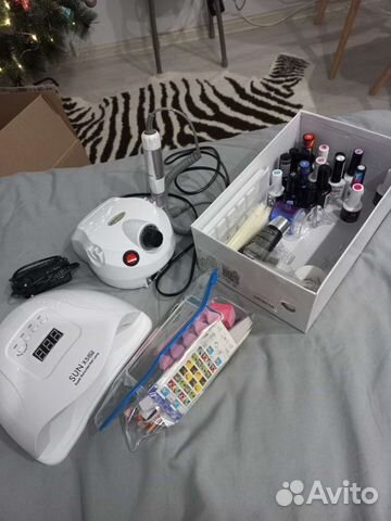 Уф лампа для ногтей, лаки,дизайн