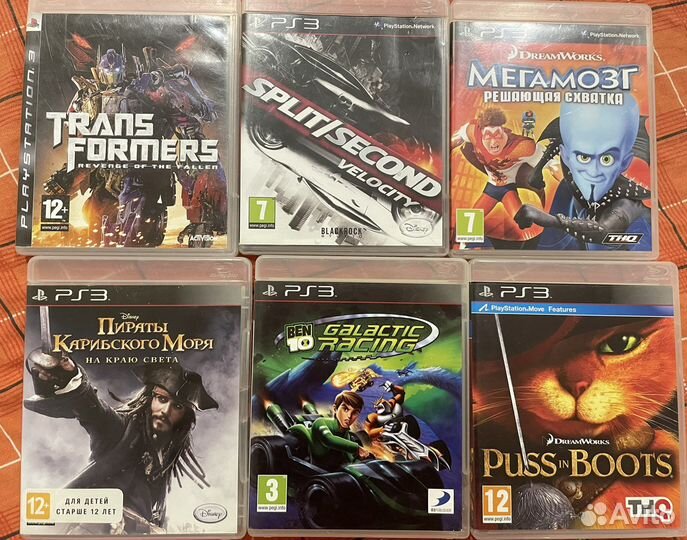 Детские игры по мультикам и фильмам ps3