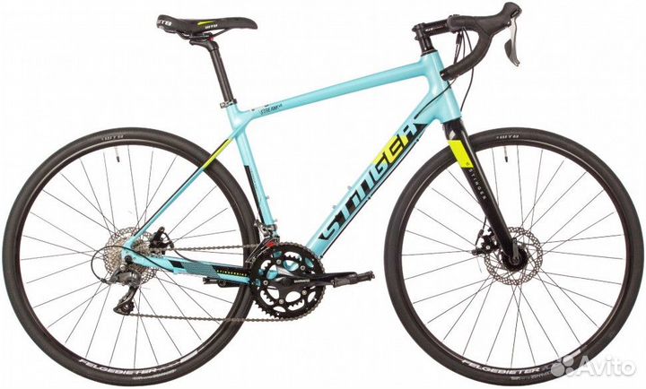 Велосипед stinger 700C stream EVO синий, алюминий