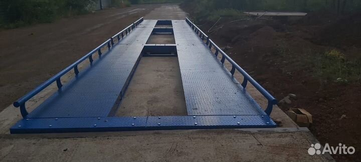 Автовесы на 80 тонн 18 метров колейные