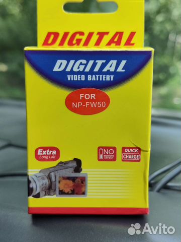 Аккумуляторы Sony np-fw50 для камер NEX, a6x00, a7