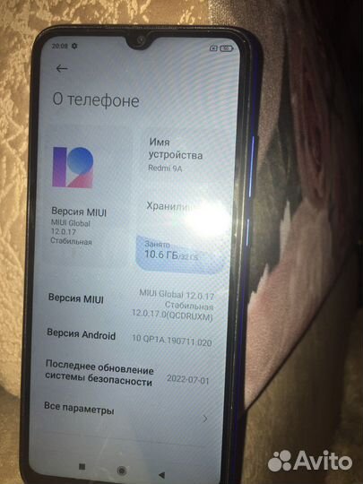 Телефон xiaomi Redmi 9a
