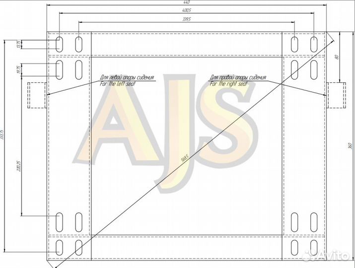 Опора сиденья Subaru Impreza GC GF GD GG '92-07