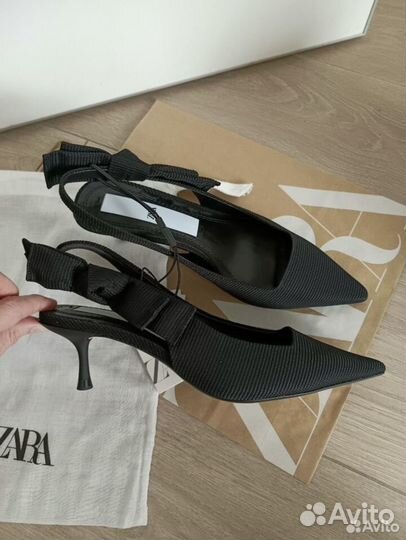 Туфли слингбэки Zara